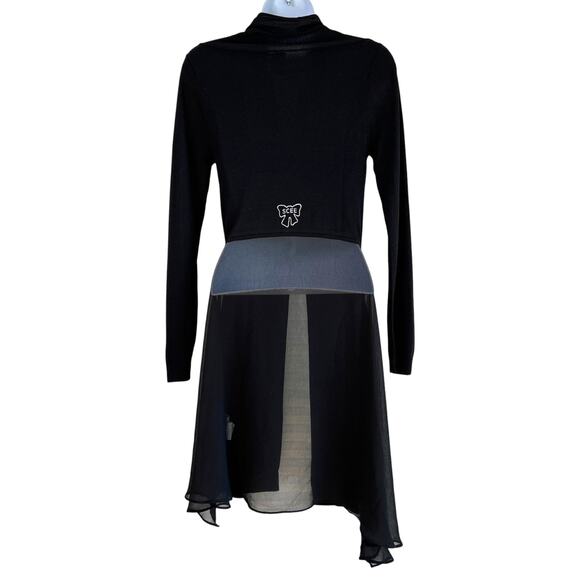 SCEE‎ Whimsigoth Asymmetrical Sheer Long Sweater Size S Witchy Vixen - Picture 3 of 7